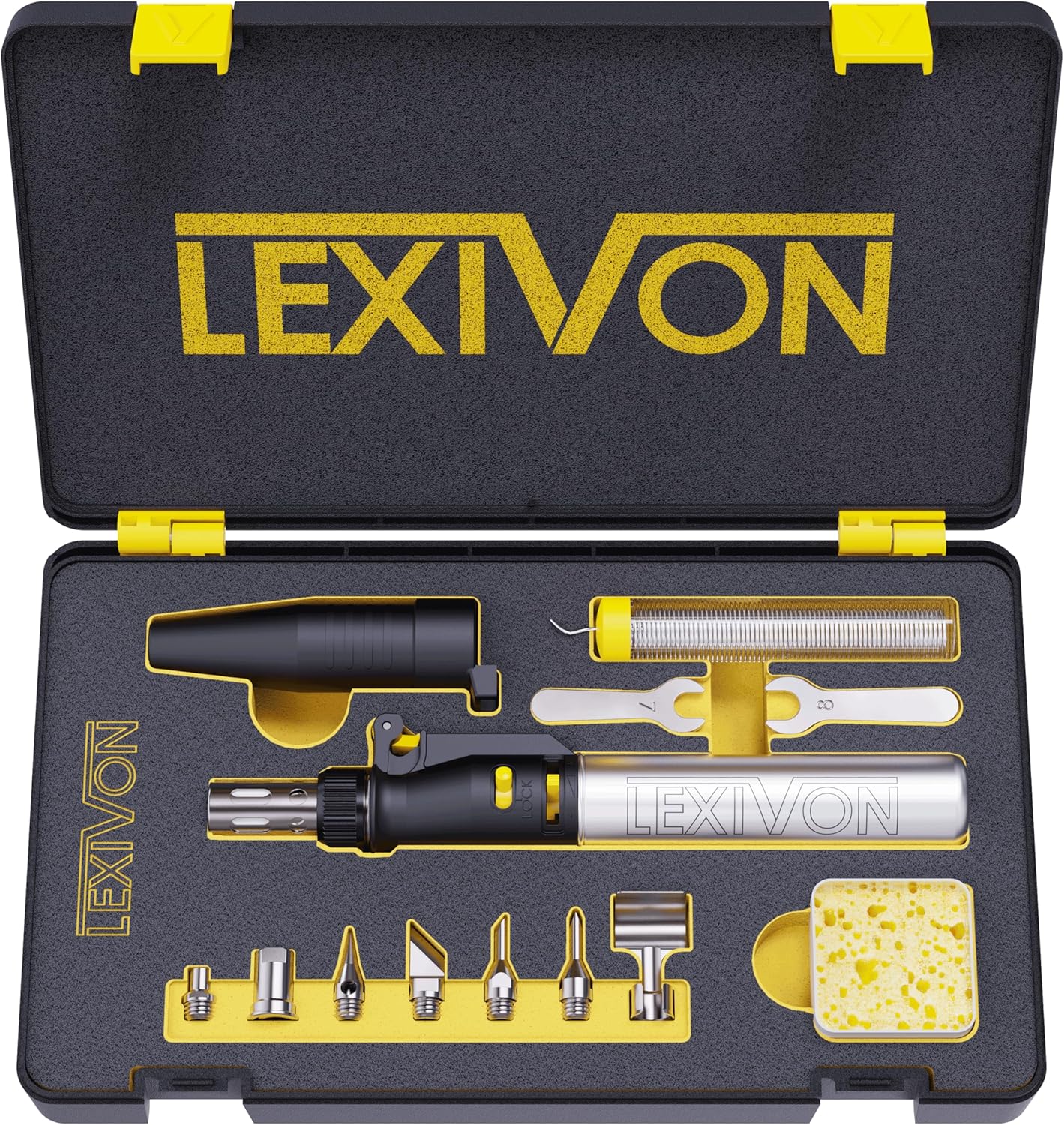 Soldering Iron Kit - Butane Soldering Iron Kit Cordless Self-Igniting