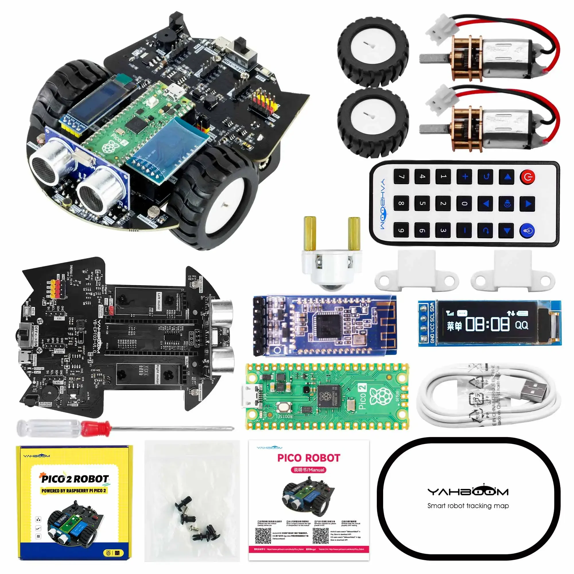 Yahboom Raspberry Pi Pico 2 Ro - Diy For Electronics review and price