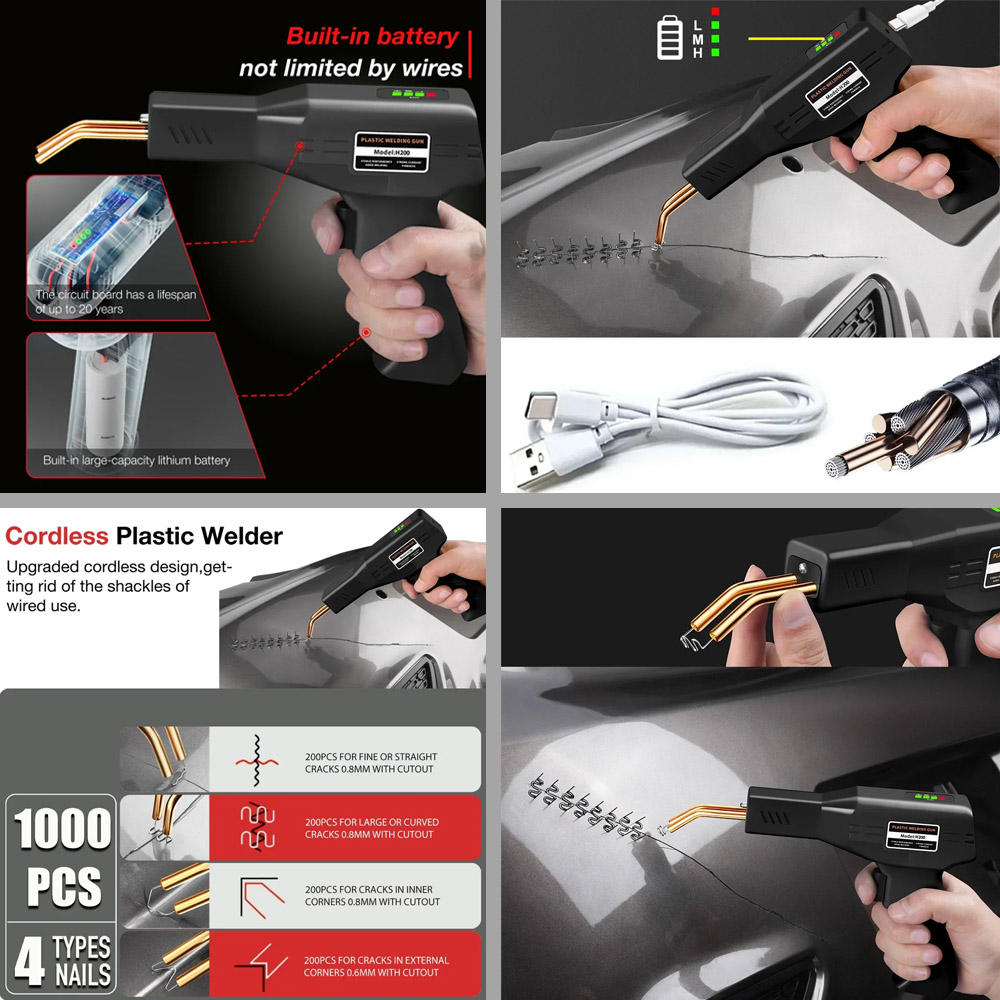 200W / 50W Plastic Welding Mac - Soldering Iron Kit review and price