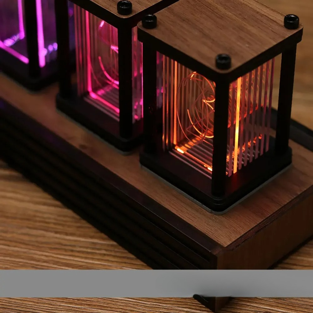RGB Nixie Tube Clock DIY Table - Diy Electronics Gift Ideas review and price
