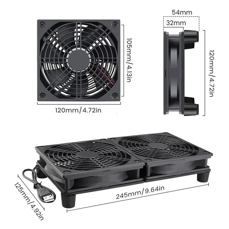Router Cooling Fan High Airflo - Diy Electronics Storage review and price