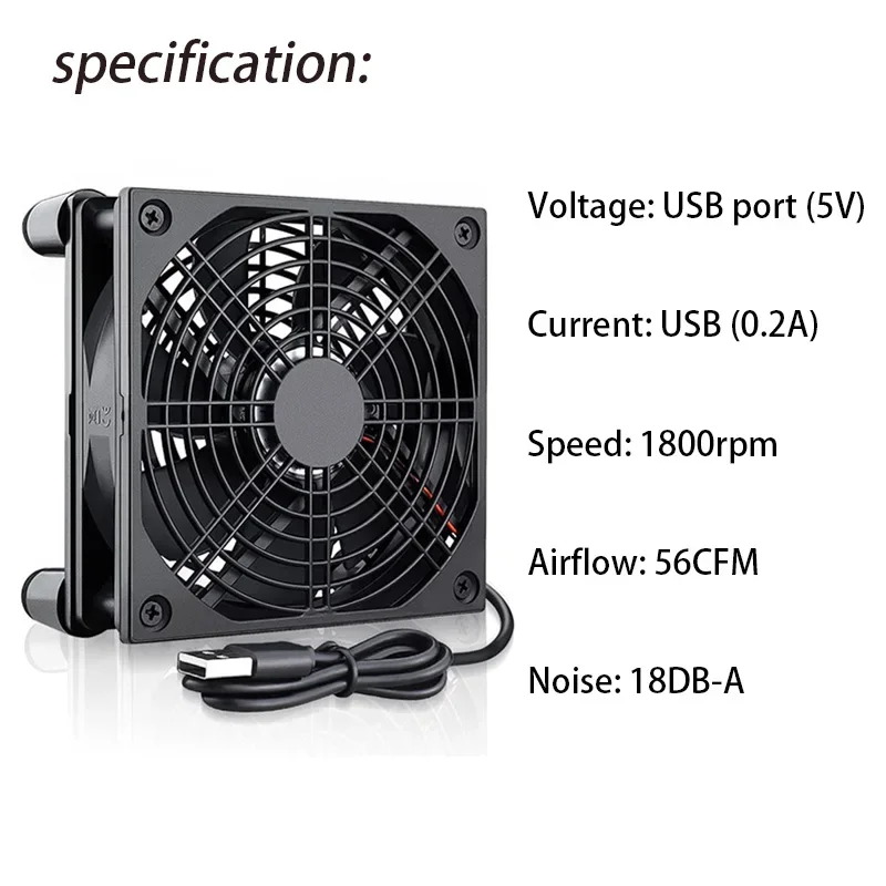 Router Cooling Fan High Airflo - Diy Electronics Storage review and price
