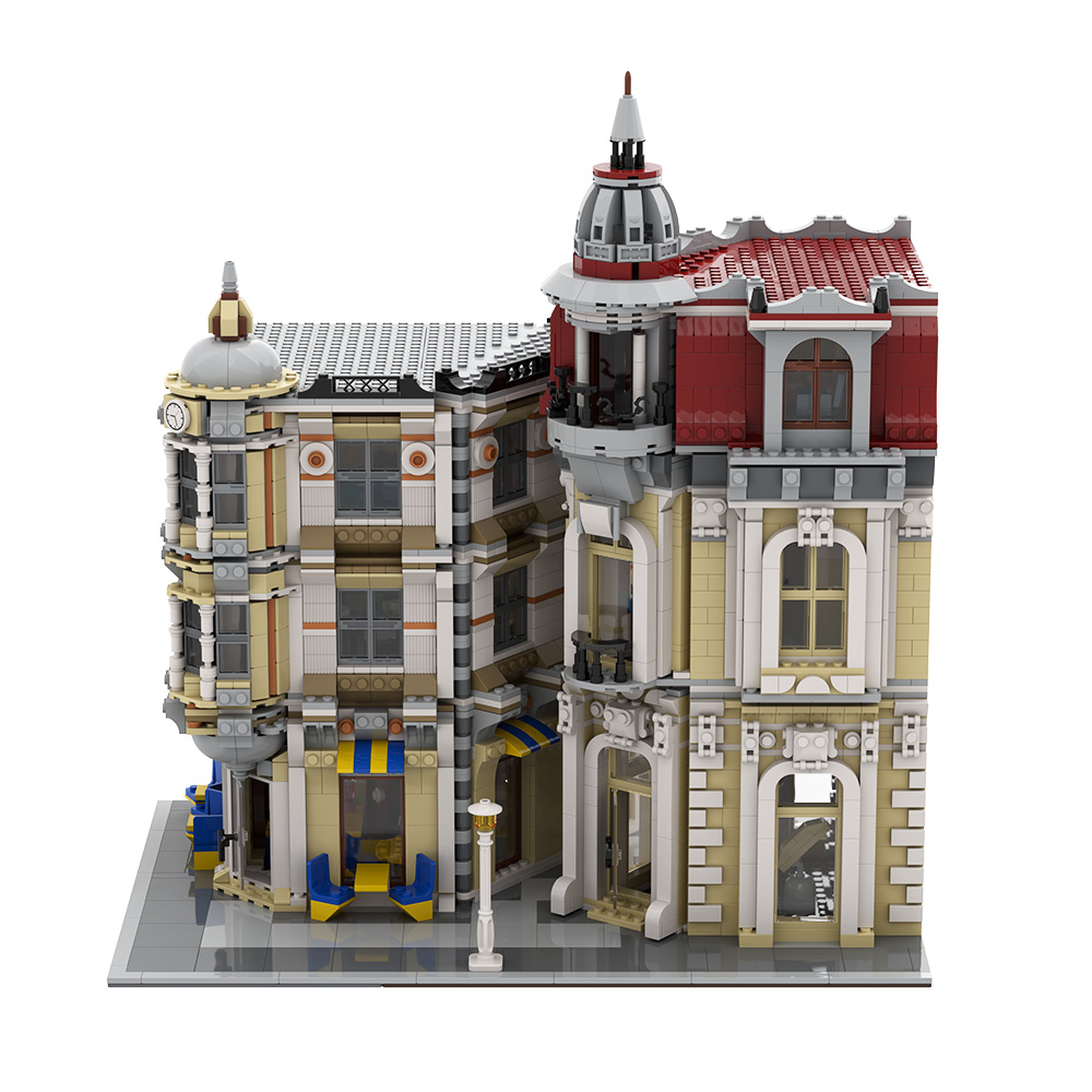 Gobricks MOC Street View Corne - Diy Electronics Market review and price