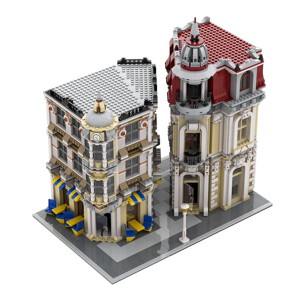 Gobricks MOC Street View Corne - Diy Electronics Market review and price