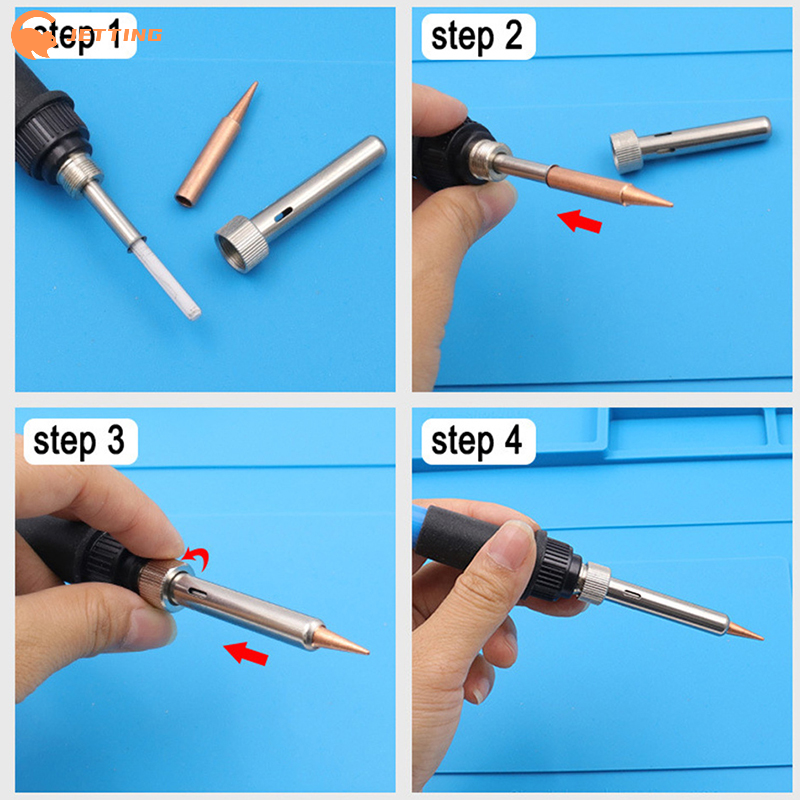 5pcs 900M-T-B Solder Pure Copp - Soldering Iron Kit review and price