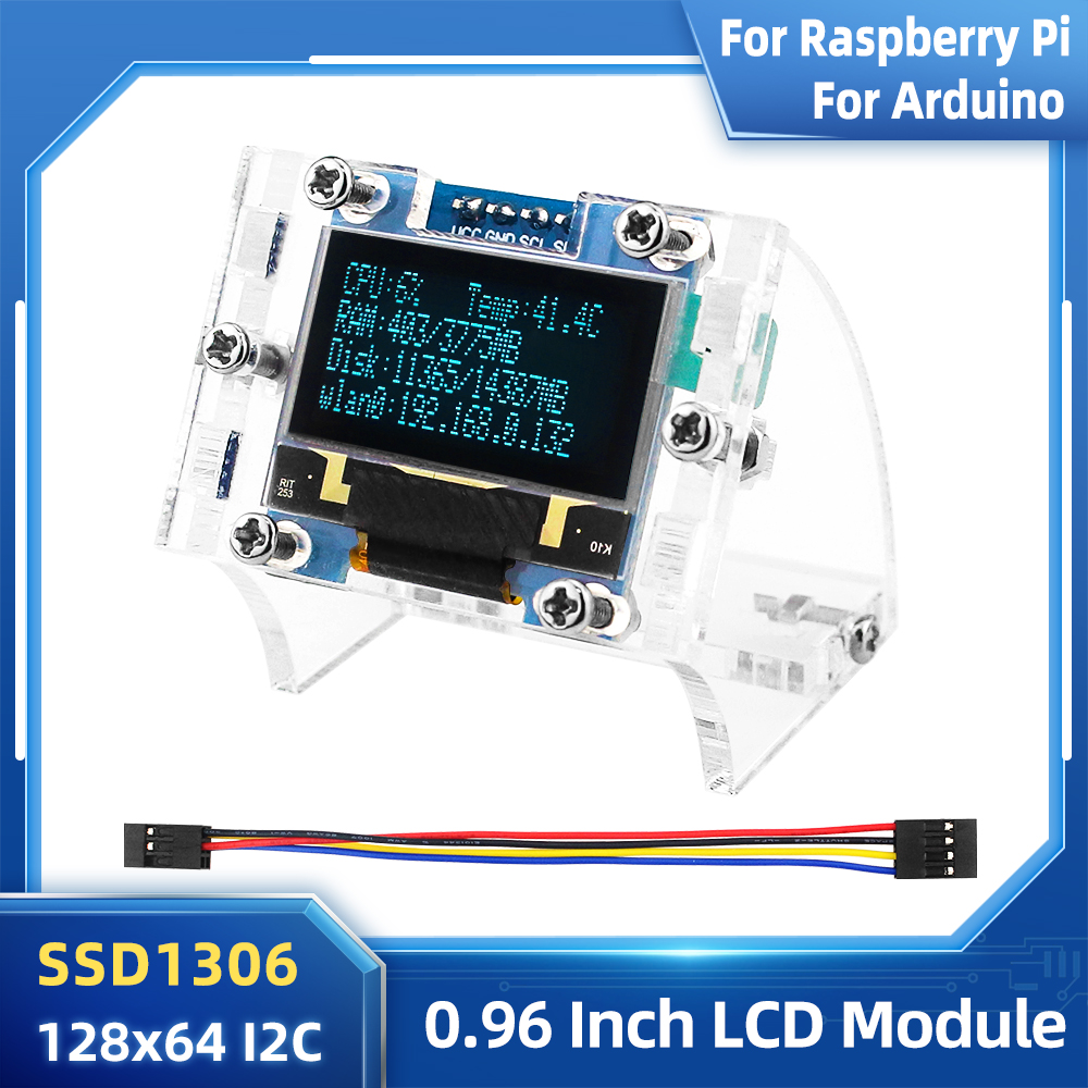 0.96 Inch OLED SSD1306 I2C IIC - Raspberry Pi Zero review and price