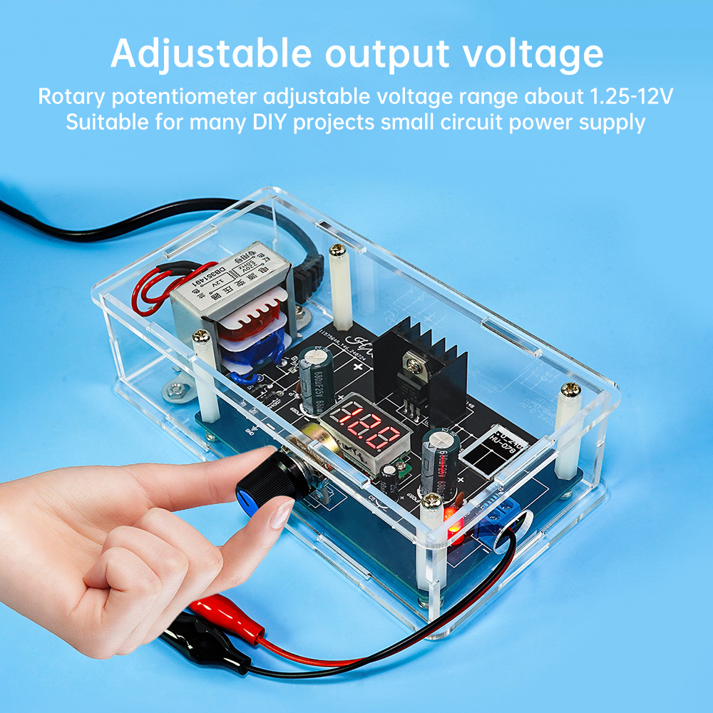 LM317 DC regulated adjustable  - Lm317 Voltage Regulator review and price
