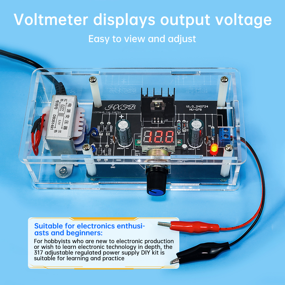 LM317 DC regulated adjustable  - Lm317 Voltage Regulator review and price