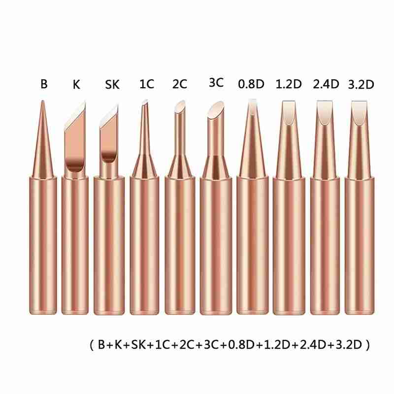 10Pcs Soldering Iron Tip Pure  - Soldering Iron Kit review and price