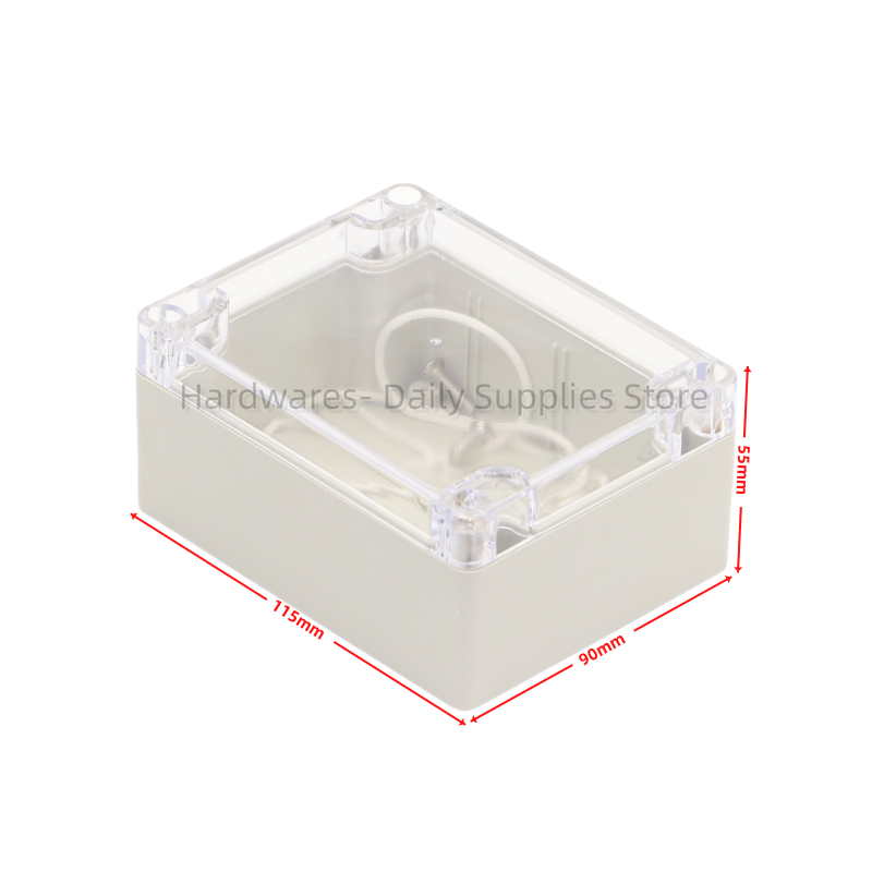 1pc 115x90x55mm Waterproof Pla - Diy Electronics Storage review and price