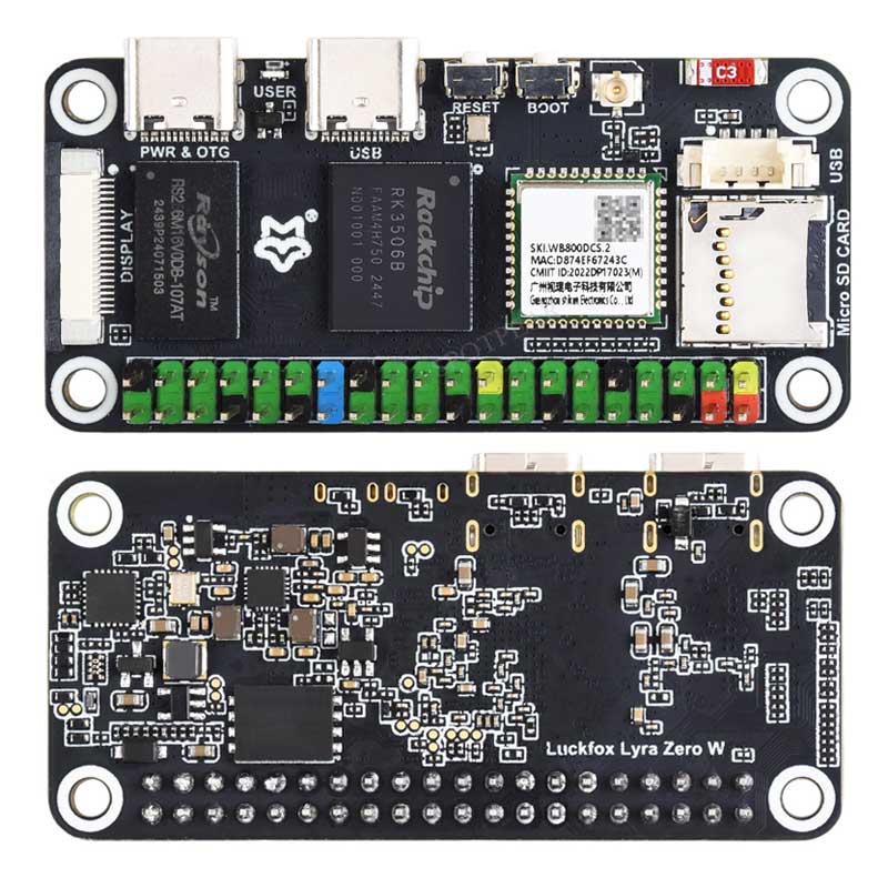 Luckfox Lyra Zero W RK3506B Ro - Raspberry Pi Zero review and price