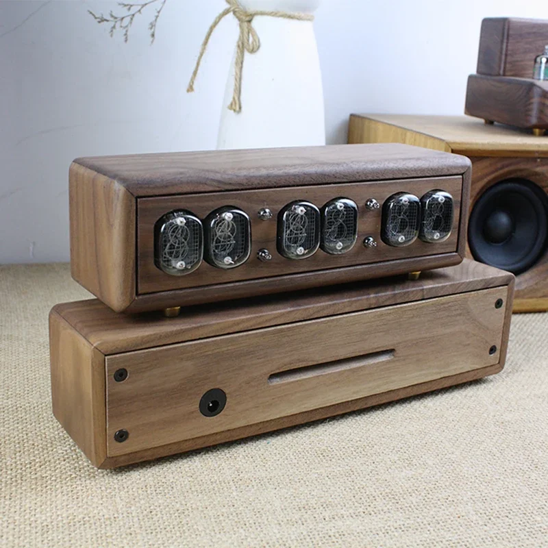 Luxury Wood Nixie Tube Clock D - Diy Electronics Gift Ideas review and price