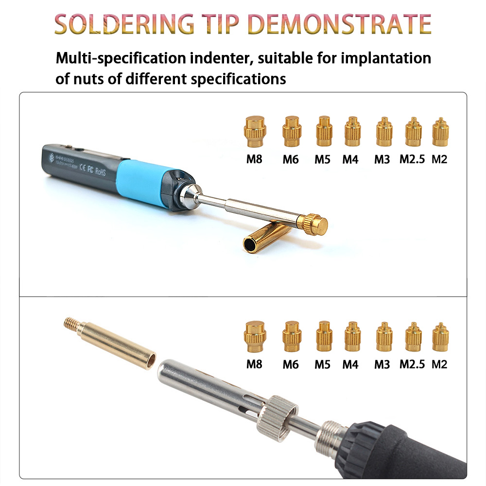 TS/T65 Heat Insert Nut kit 3D  - Soldering Iron Kit review and price