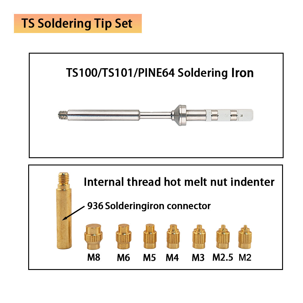 TS/T65 Heat Insert Nut kit 3D  - Soldering Iron Kit review and price