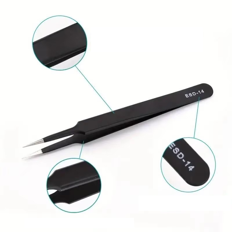 NEW 6pcs Precision Long Tweeze - Soldering Iron Kit review and price