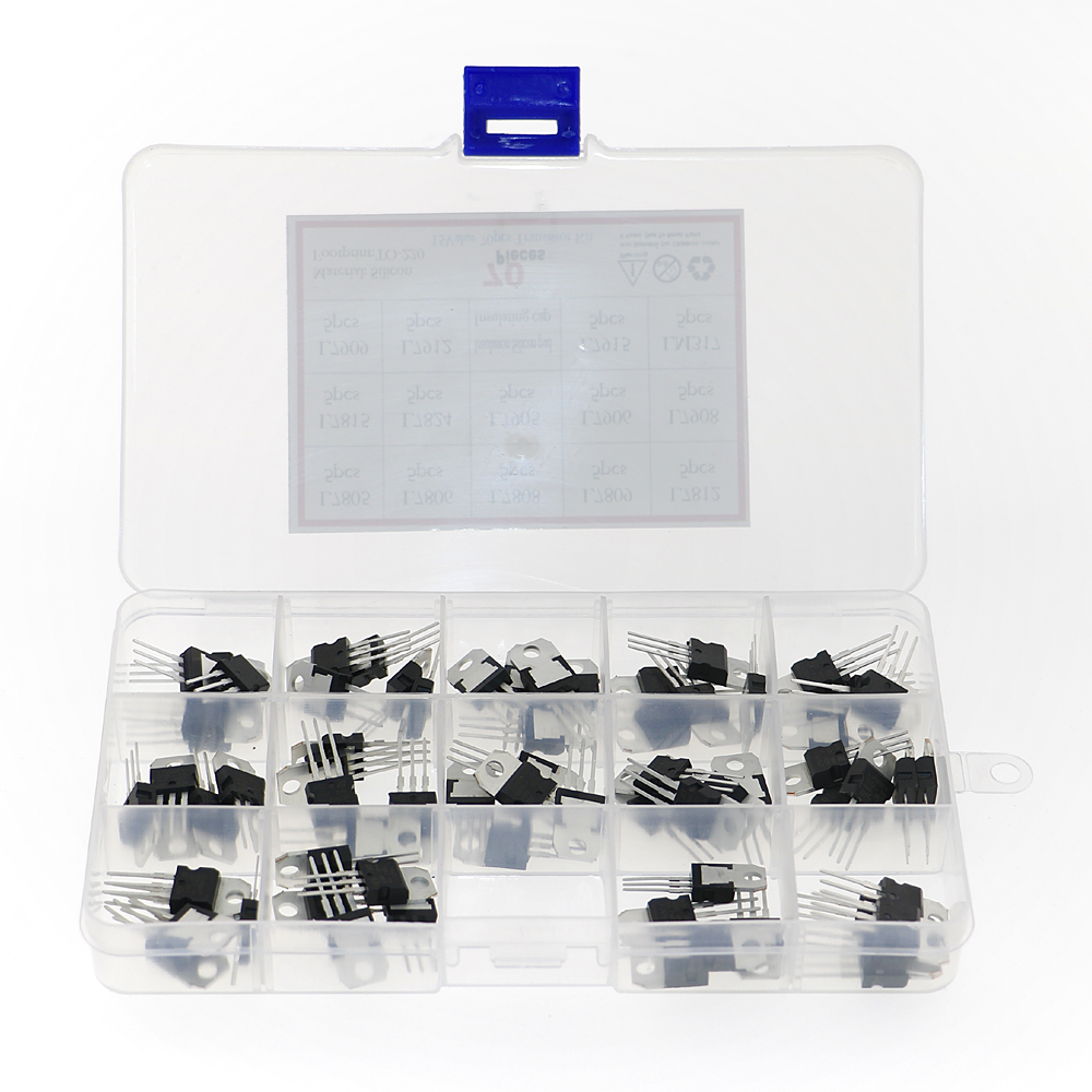 70Pcs 14 Values L7805 - LM317  - Lm317 Voltage Regulator review and price