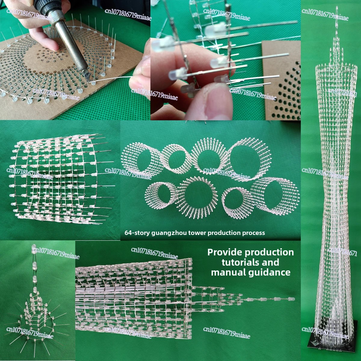 64-Floor Canton Tower DIY Kit  - Diy For Electronics review and price