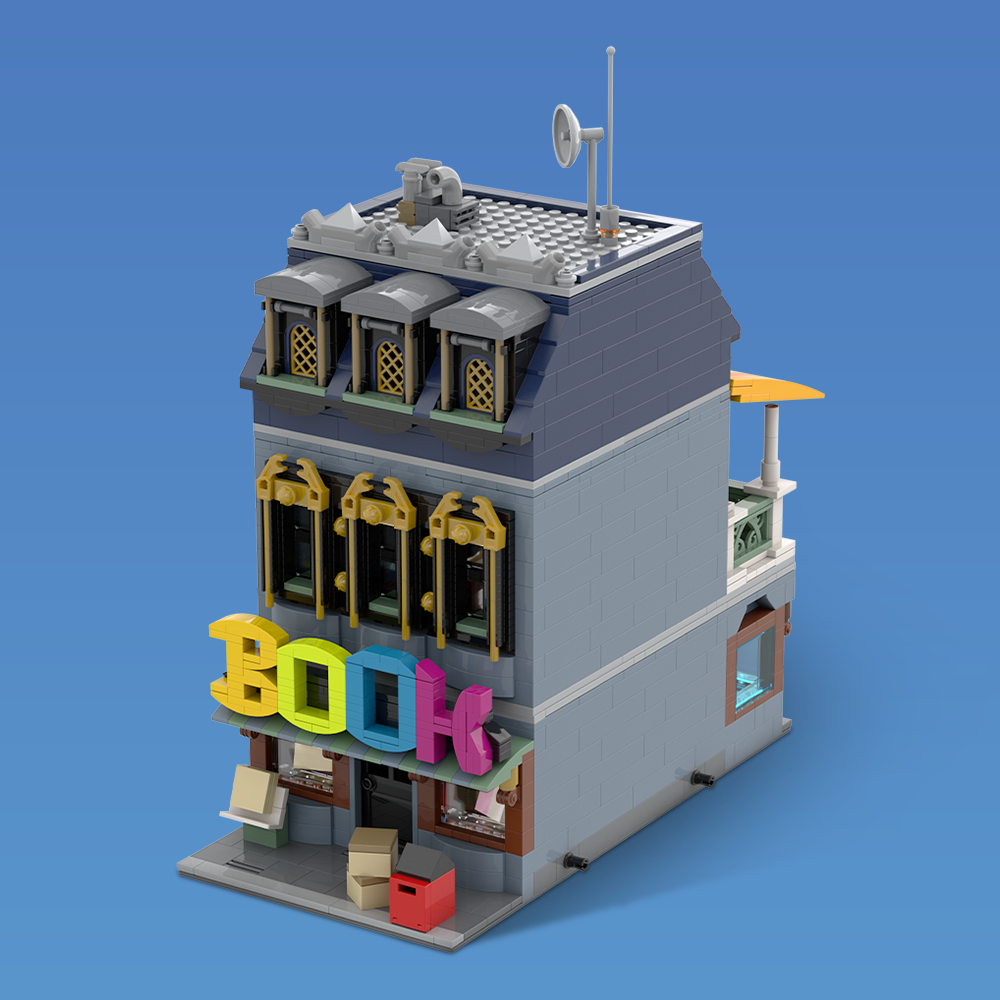 Gobricks MOC Little Bookshop B - Diy Electronics Market review and price