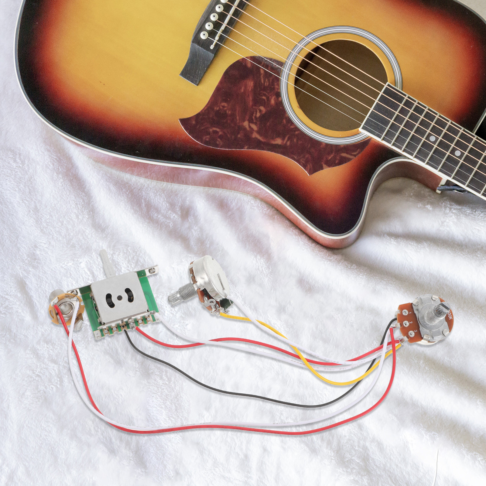 1Set Guitar Wiring Harness Kit - Diy Guitar Electronics Kit review and price